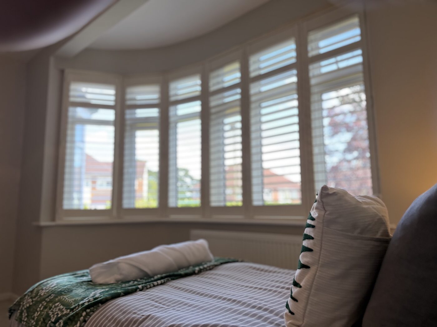 Short-let property interior in Canary Wharf